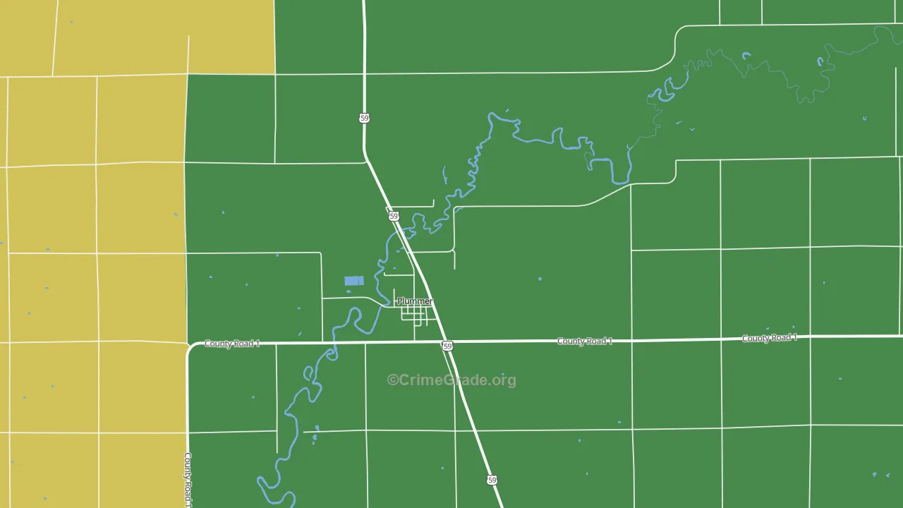56748, MN Map of Theft Rates