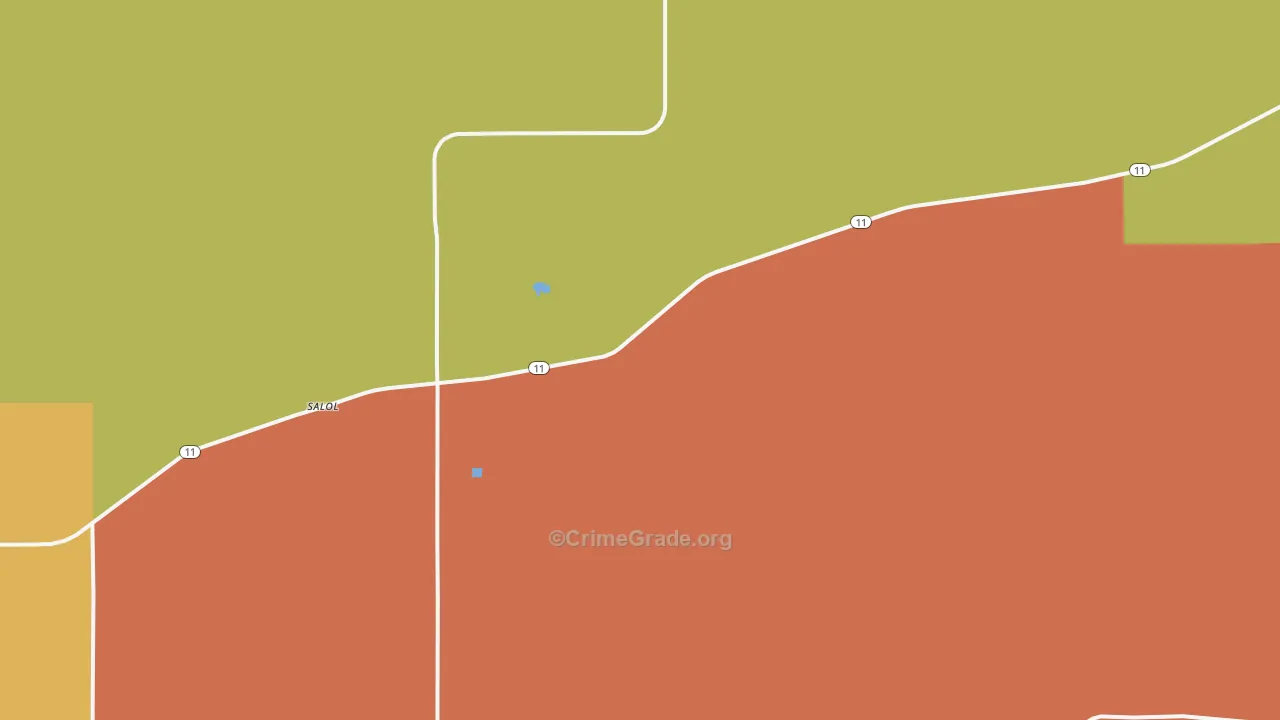 56756, MN Map of Theft Rates