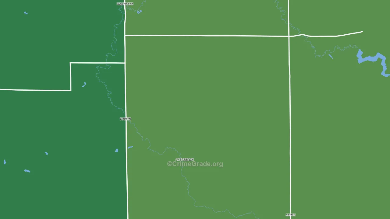 56761, MN Map of Theft Rates
