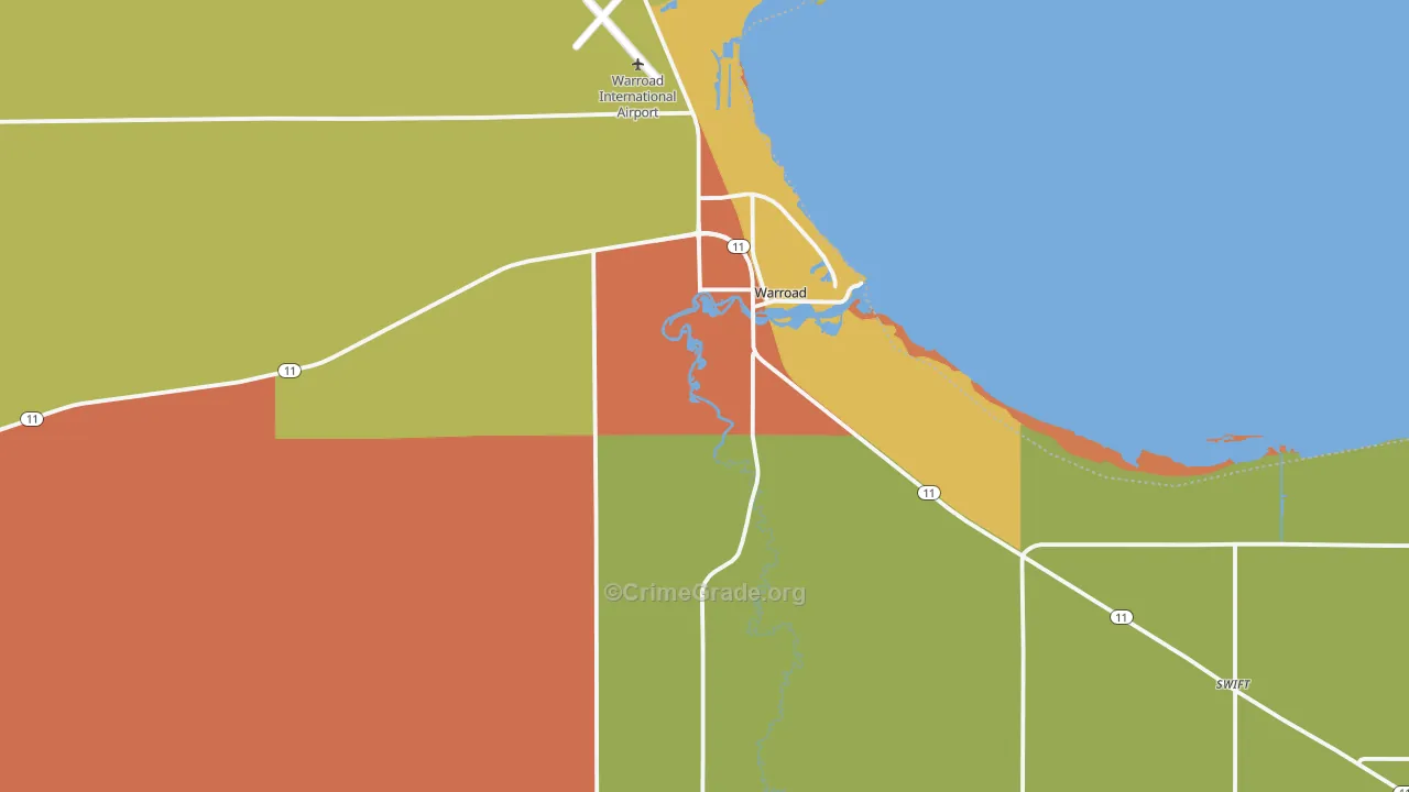 56763, MN Map of Theft Rates