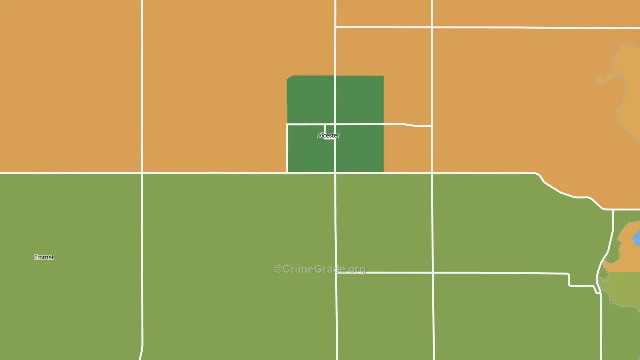 57001, SD Map of Theft Rates