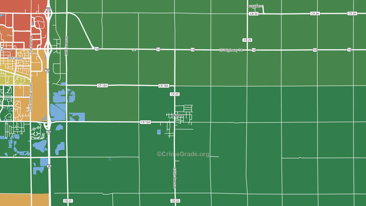 57002, SD Map of Theft Rates