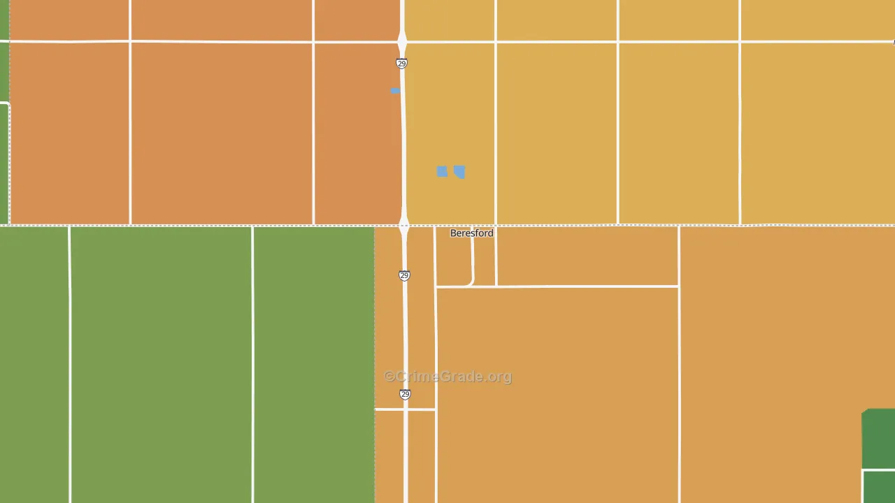 57004, SD Map of Theft Rates
