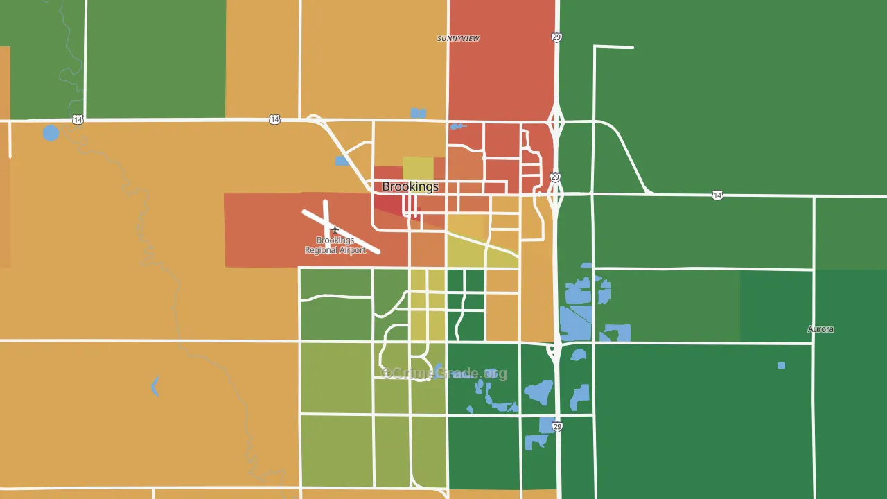 57006, SD Map of Theft Rates