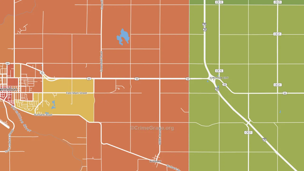 57010, SD Map of Theft Rates