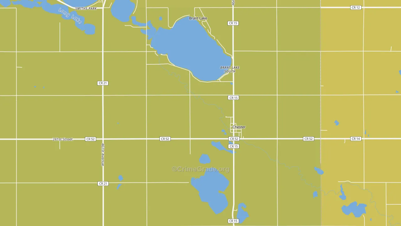 57016, SD Map of Theft Rates