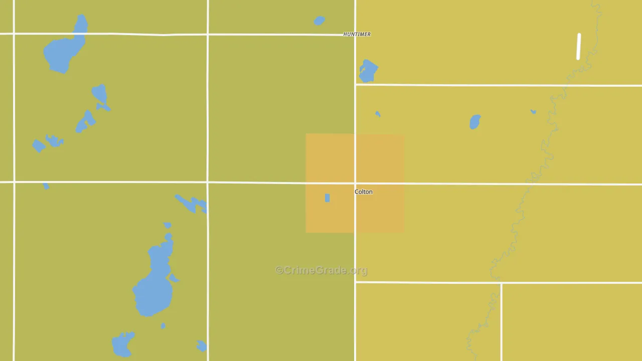 57018, SD Map of Theft Rates