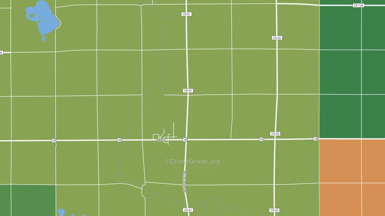57021, SD Map of Theft Rates