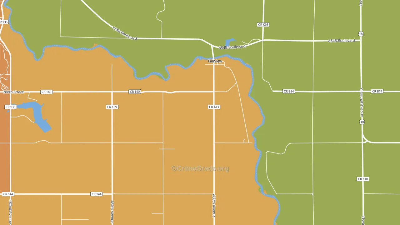 57027, SD Map of Theft Rates