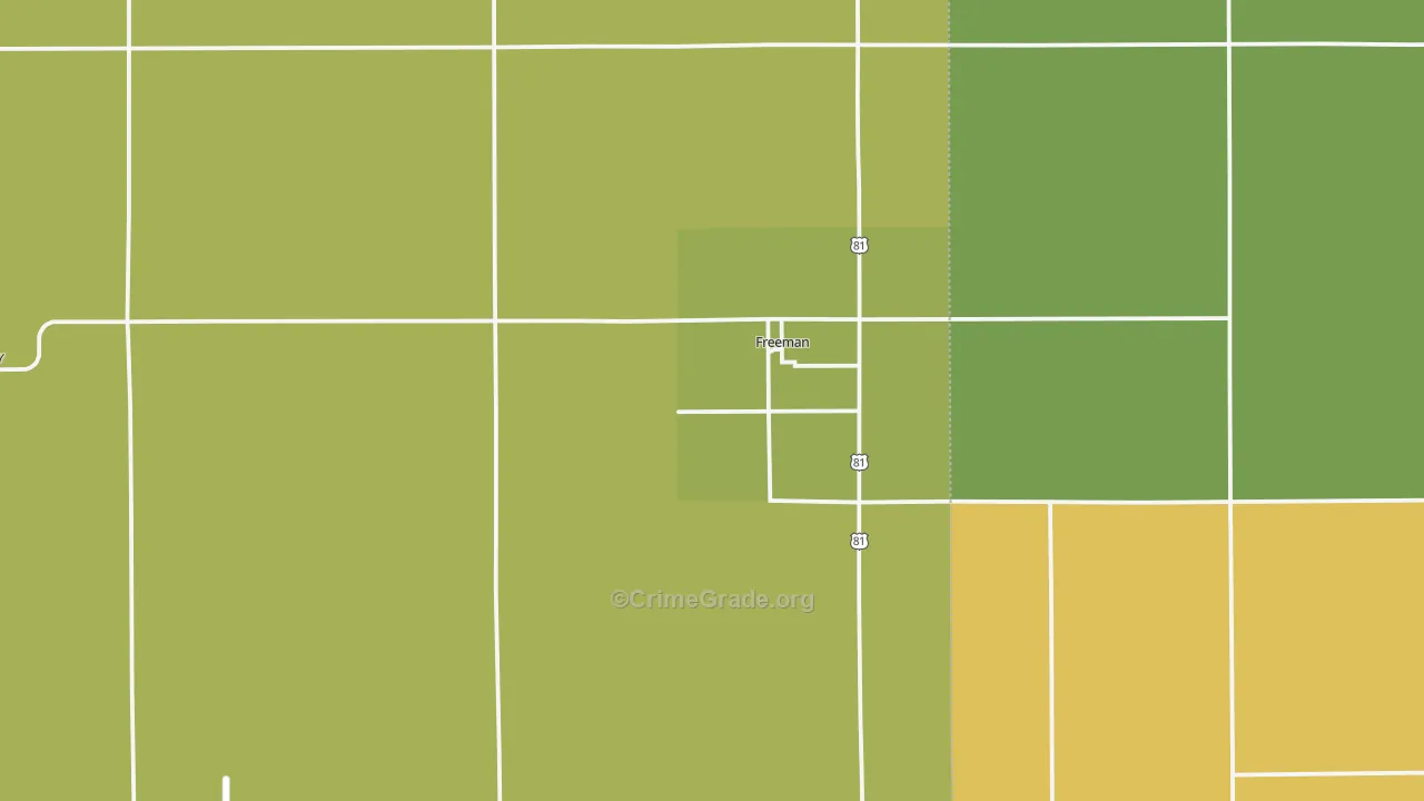 57029, SD Map of Theft Rates