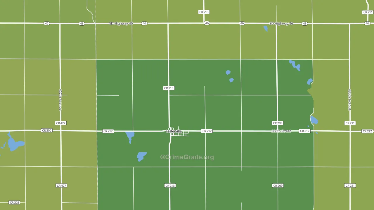 57040, SD Map of Theft Rates