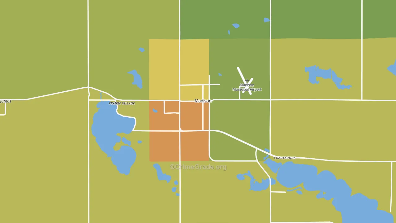 57042, SD Map of Theft Rates
