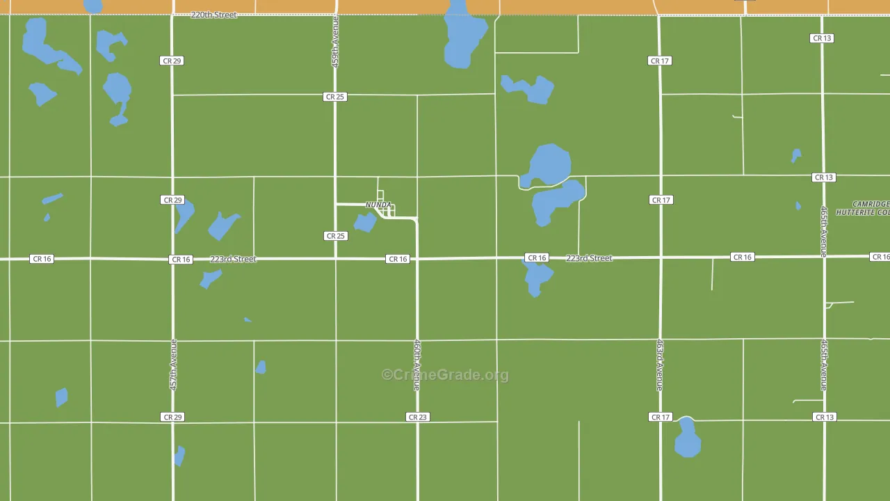 57050, SD Map of Theft Rates