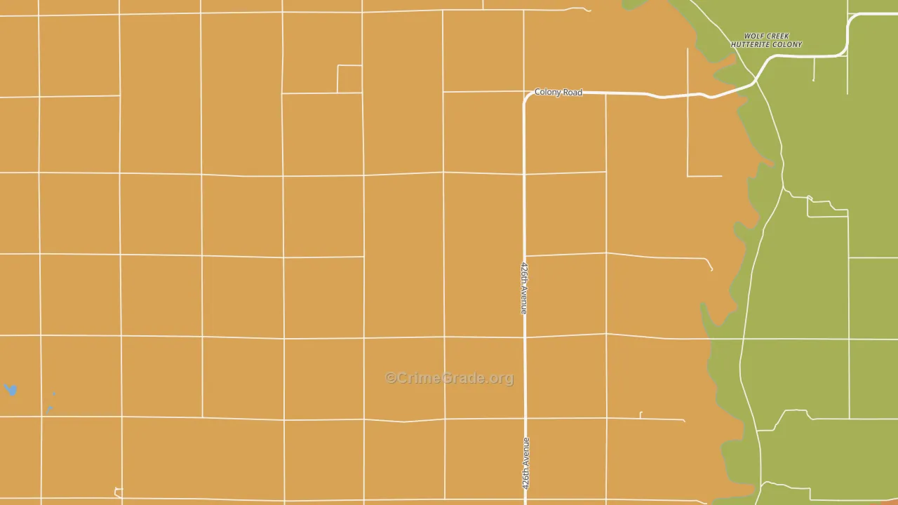 57052, SD Map of Theft Rates