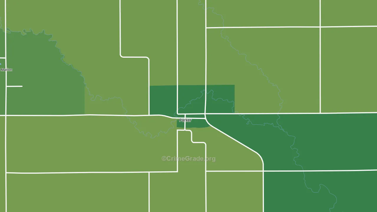 57053, SD Map of Theft Rates