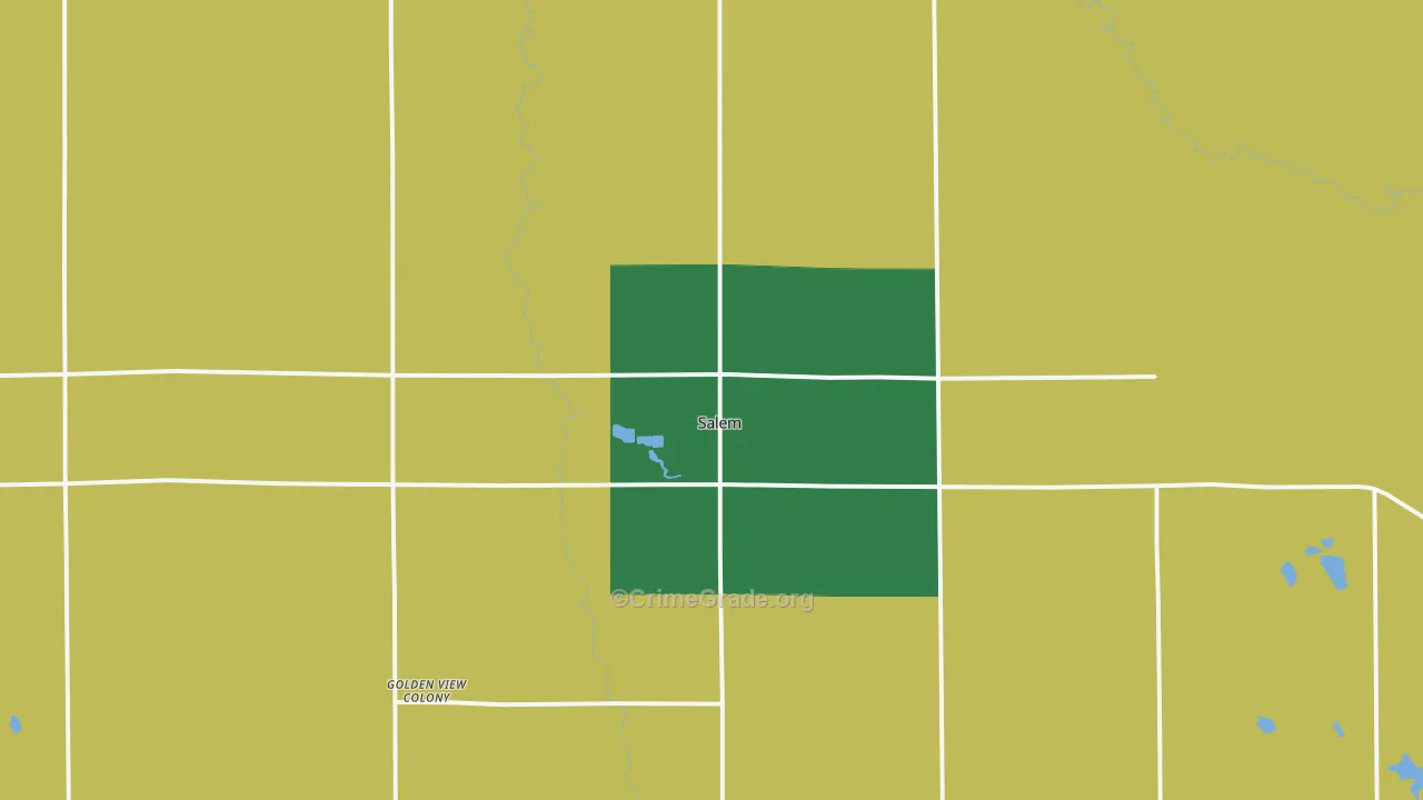 57058, SD Map of Theft Rates