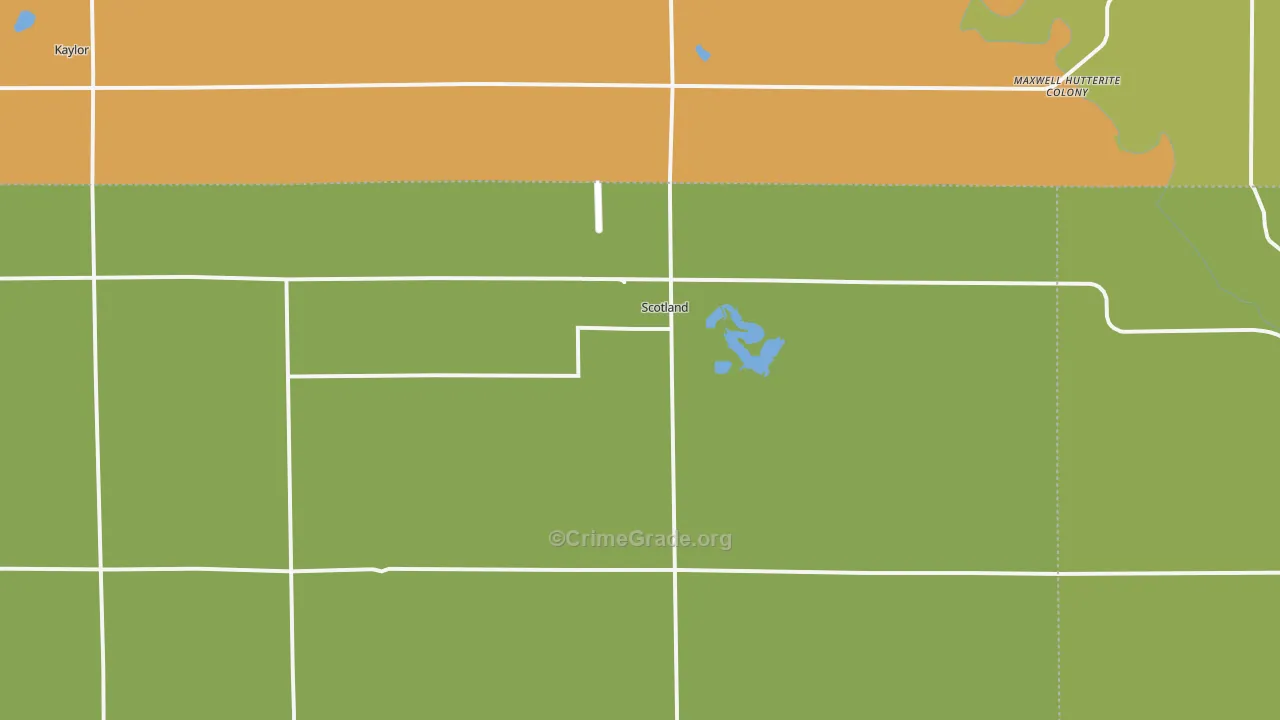 57059, SD Map of Theft Rates