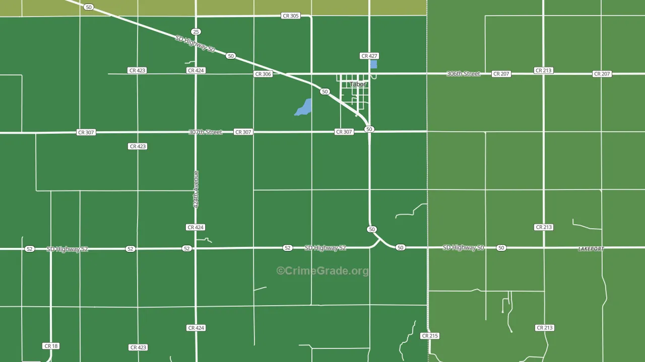 57063, SD Map of Theft Rates