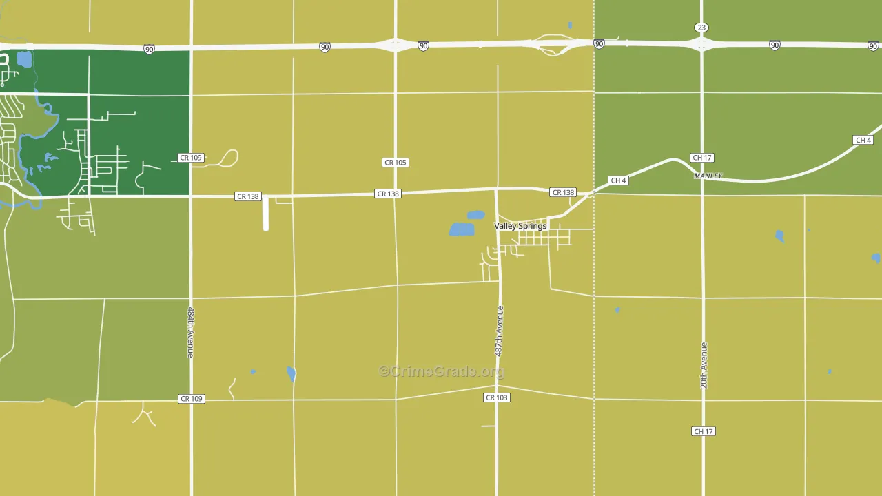 57068, SD Map of Theft Rates