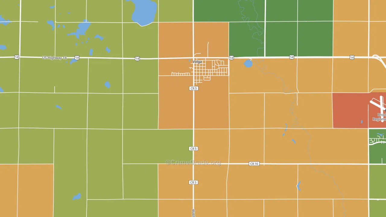 57071, SD Map of Theft Rates
