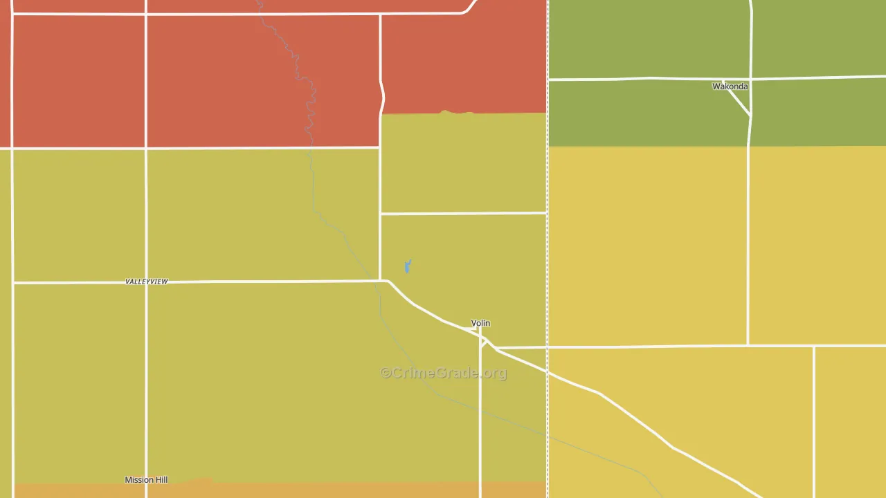 57072, SD Map of Theft Rates