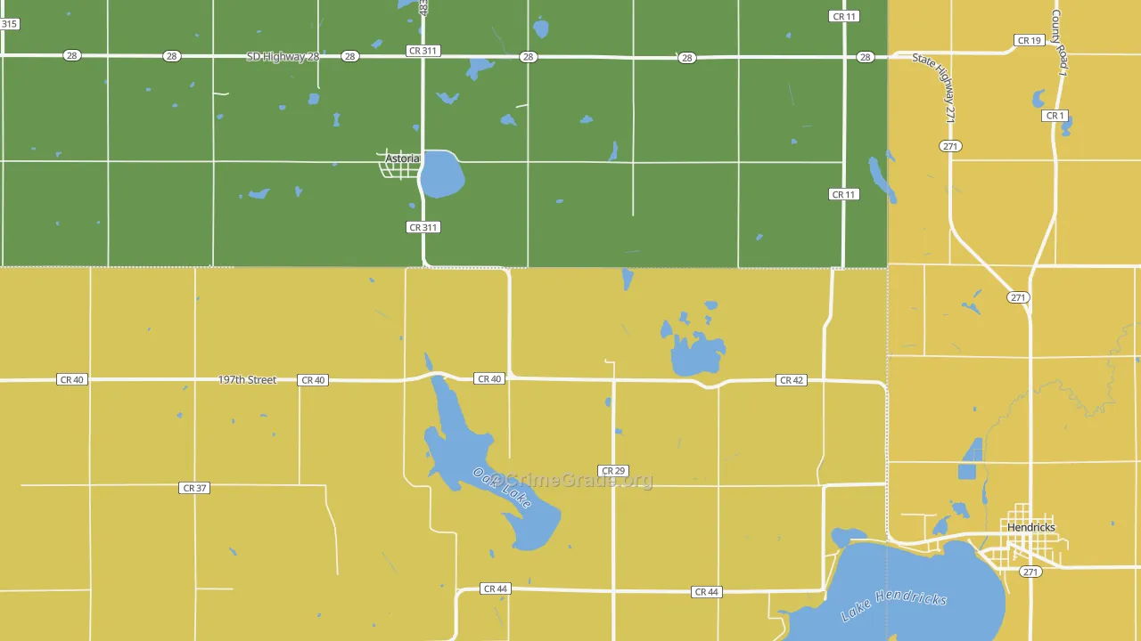 57213, SD Map of Theft Rates