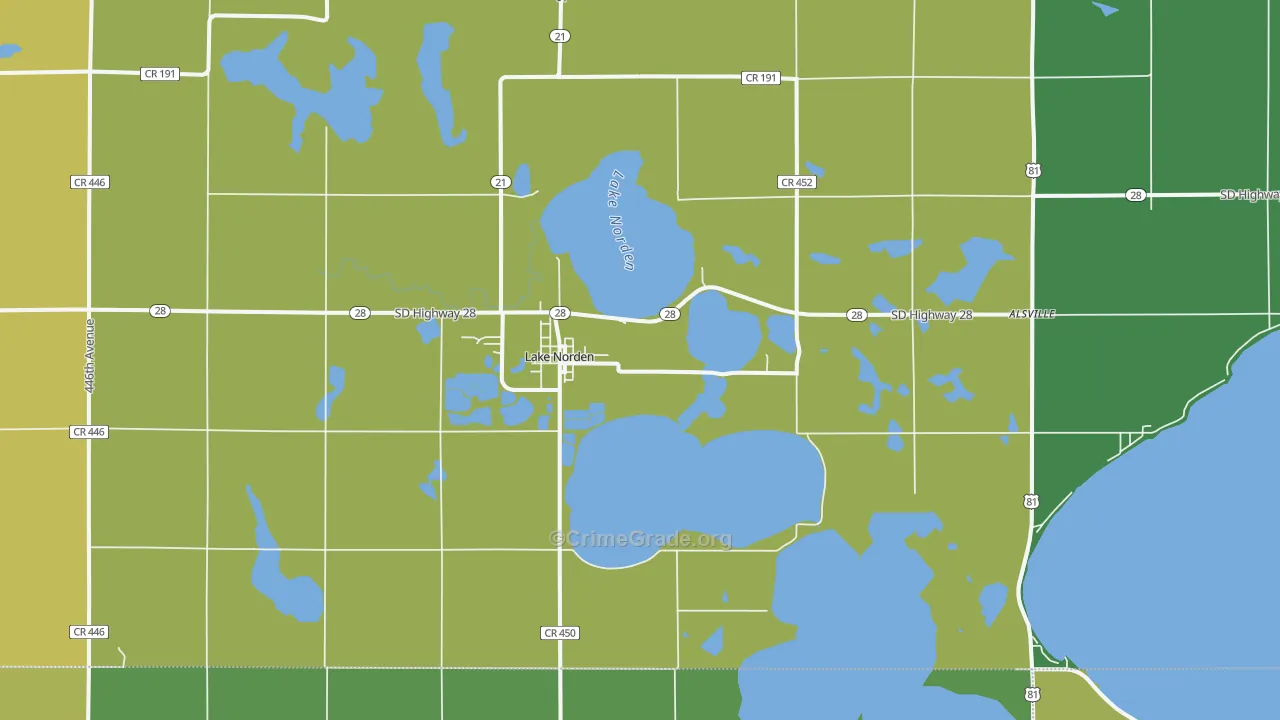 57248, SD Map of Theft Rates