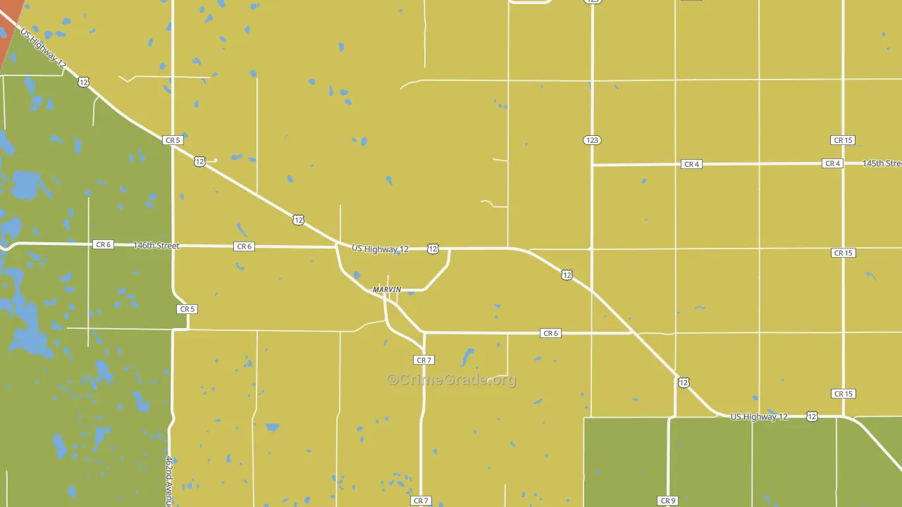 57251, SD Map of Theft Rates