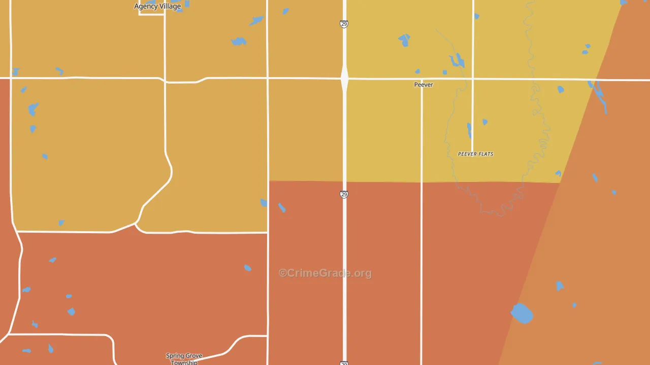 57257, SD Map of Theft Rates