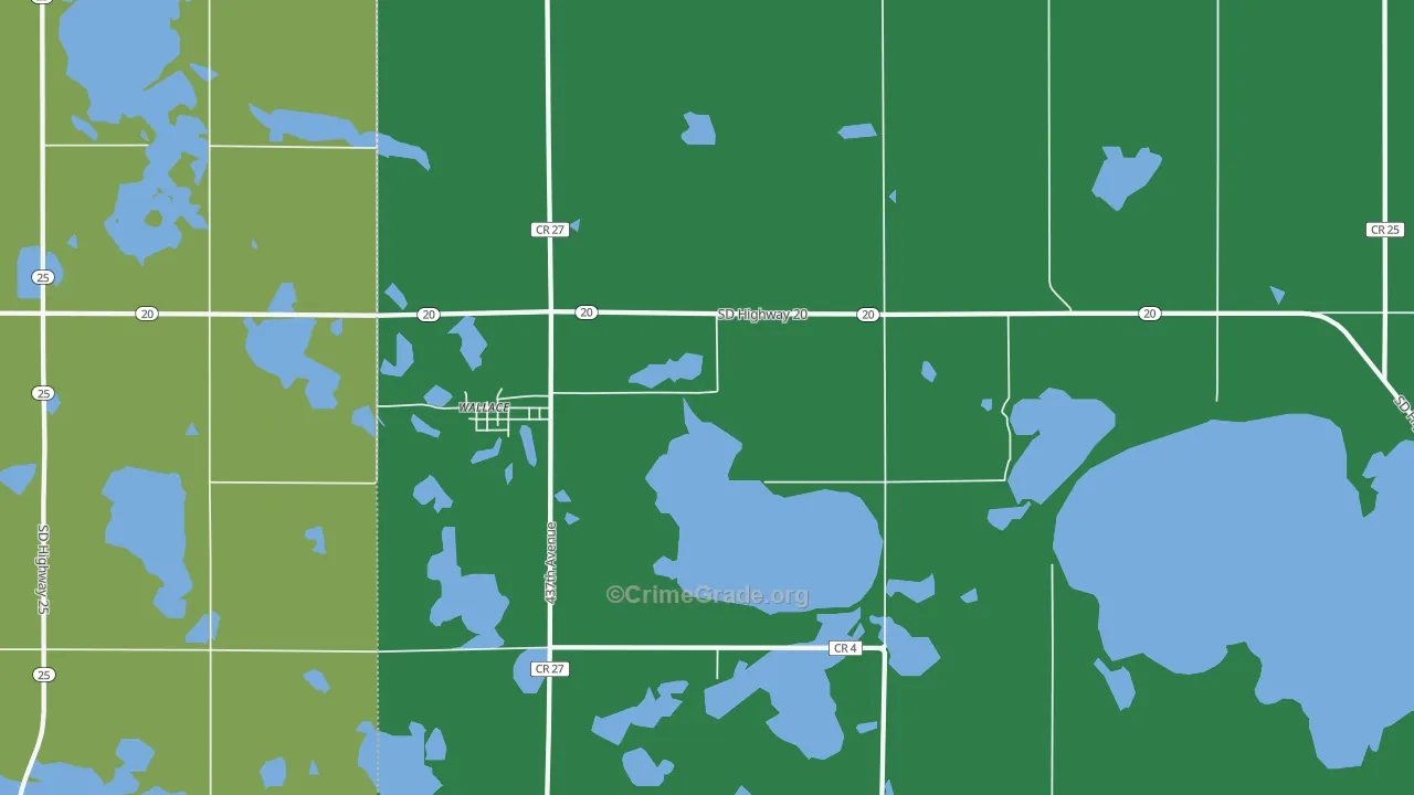 57272, SD Map of Theft Rates