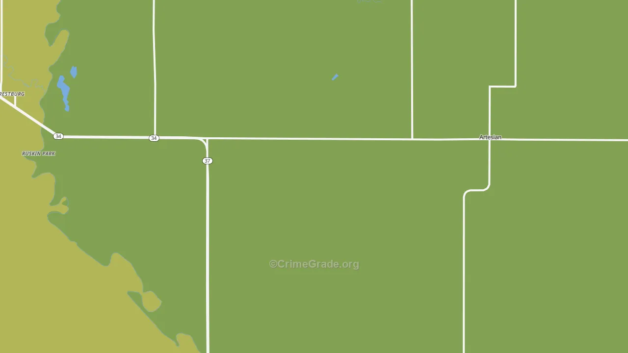 57314, SD Map of Theft Rates