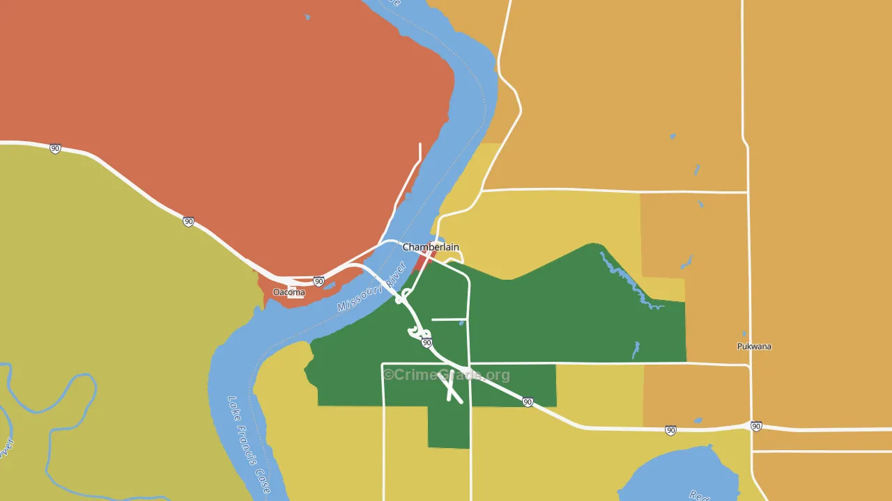 57325, SD Map of Theft Rates
