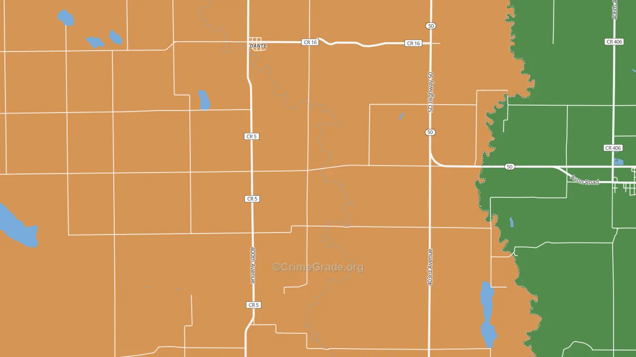 57329, SD Map of Theft Rates