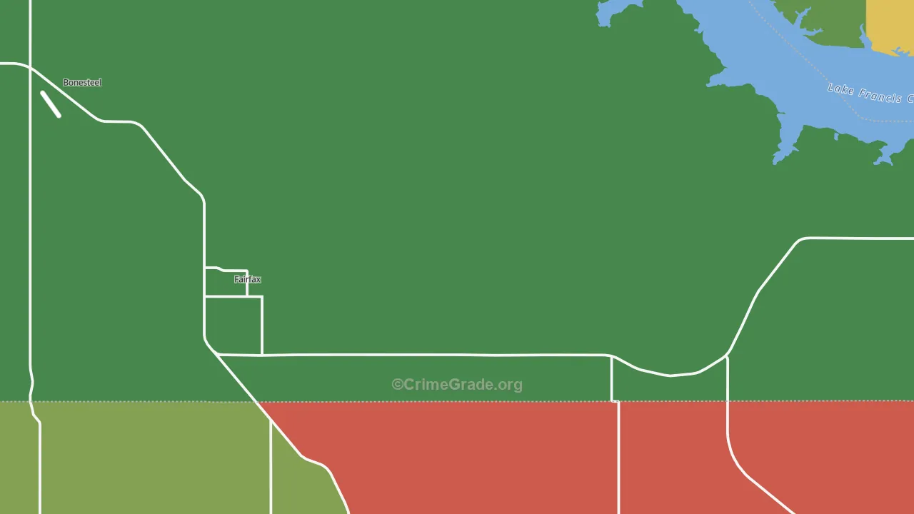 57335, SD Map of Theft Rates