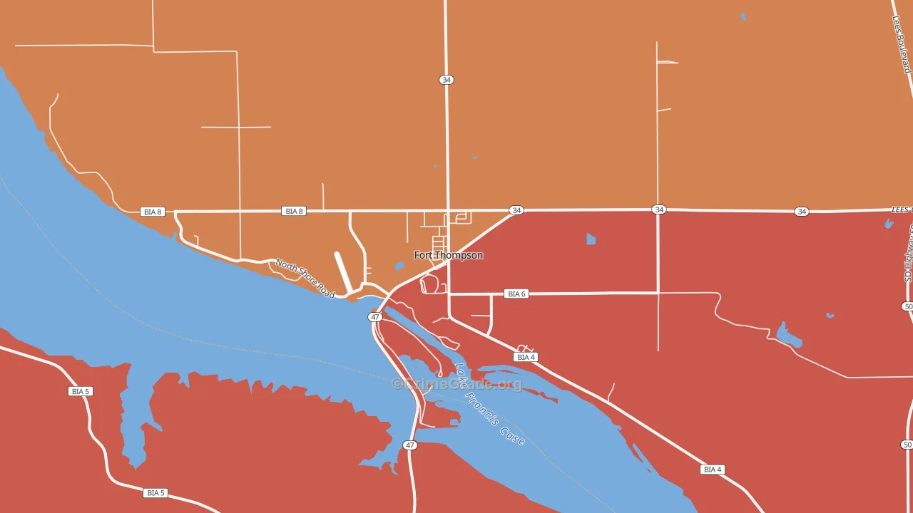 57339, SD Map of Theft Rates