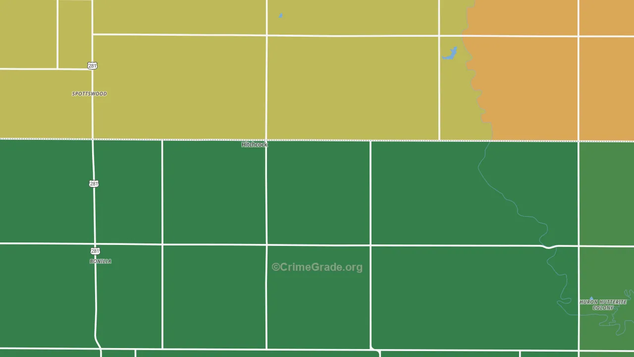 57348, SD Map of Theft Rates
