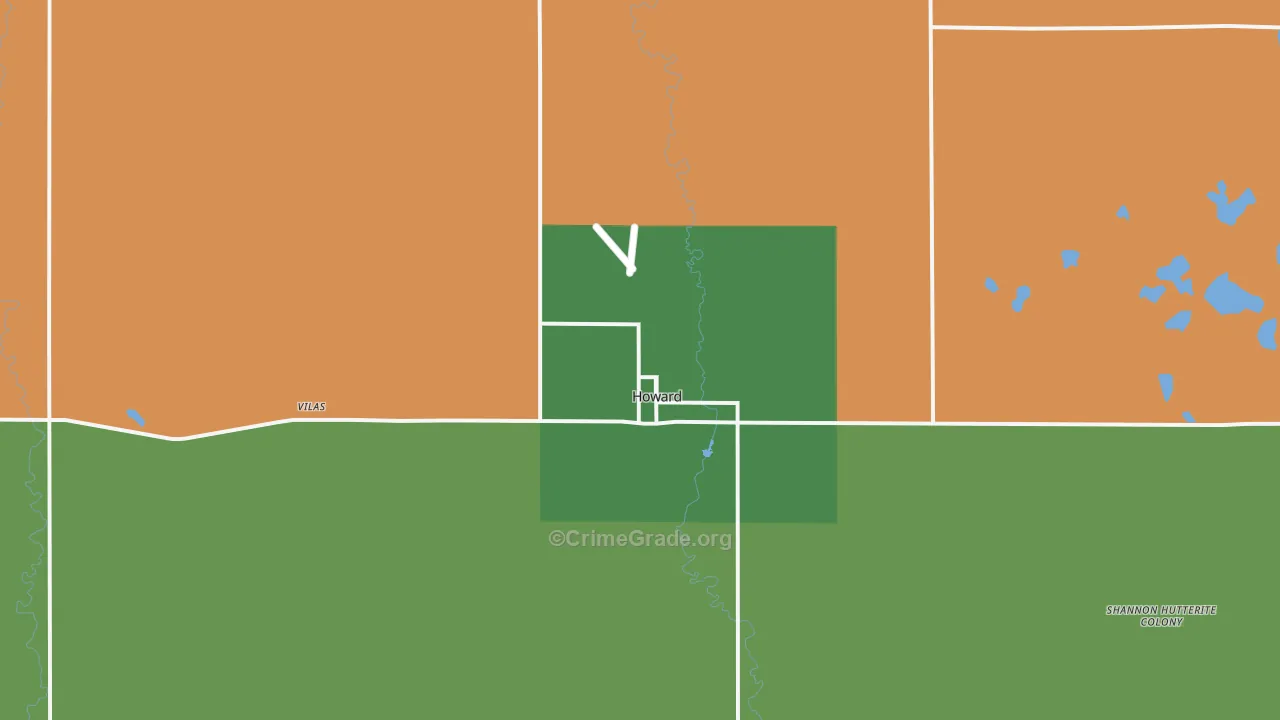 57349, SD Map of Theft Rates