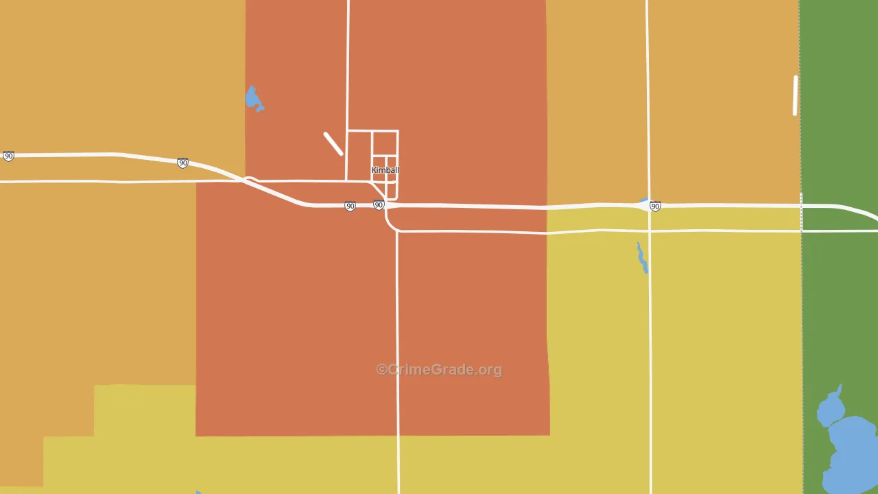 57355, SD Map of Theft Rates