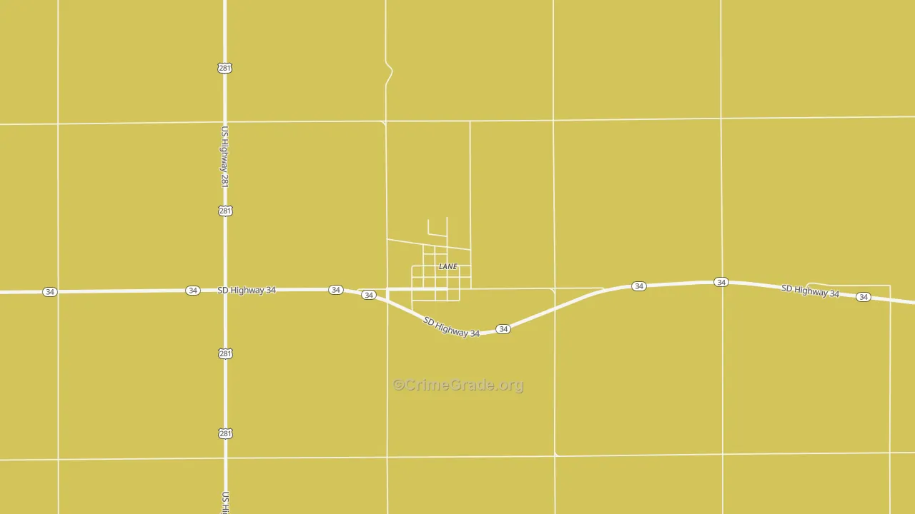 57358, SD Map of Theft Rates