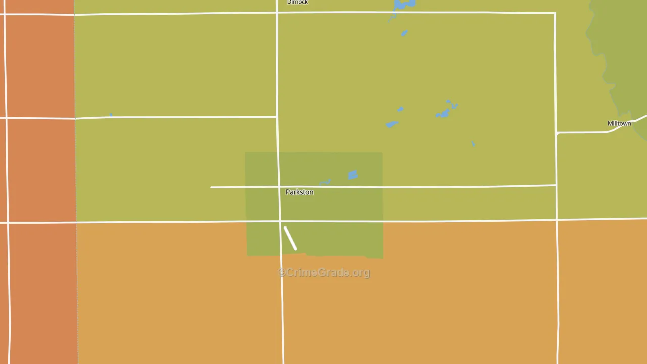 57366, SD Map of Theft Rates