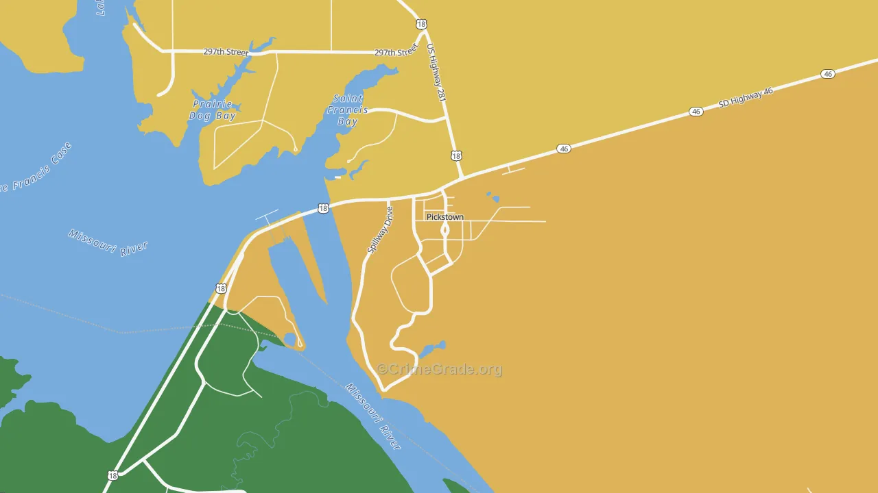 57367, SD Map of Theft Rates