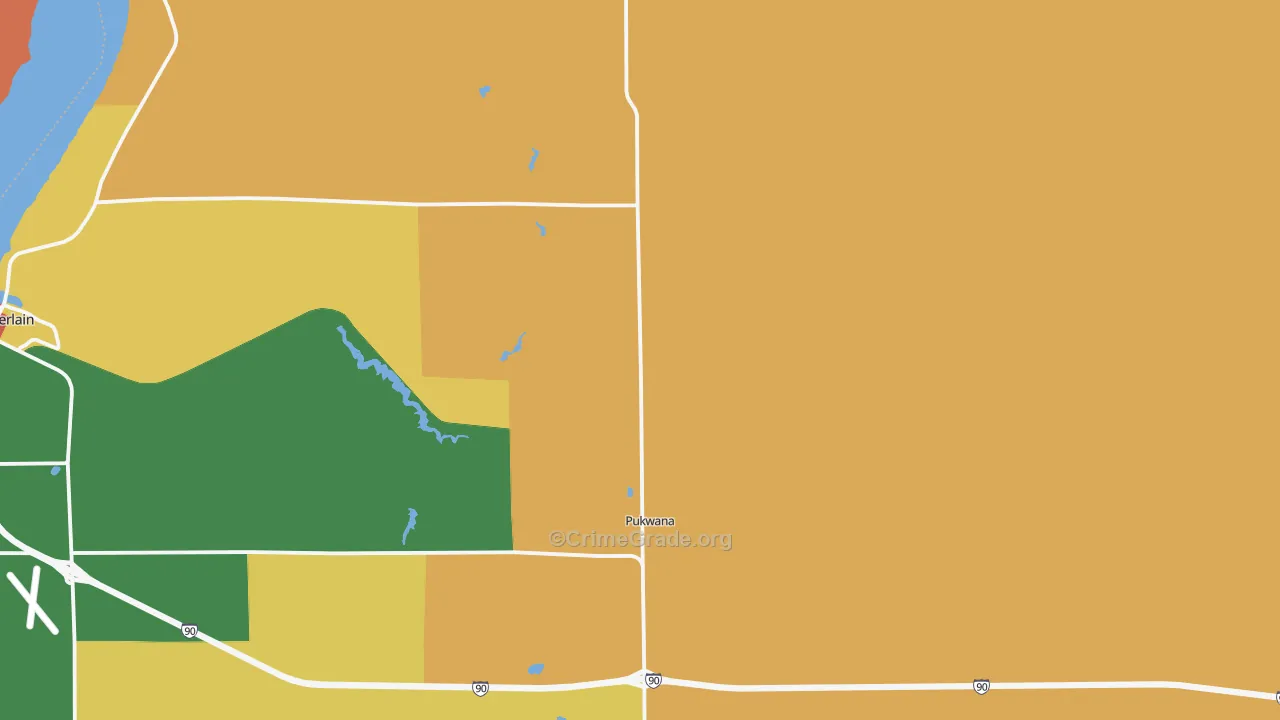 57370, SD Map of Theft Rates