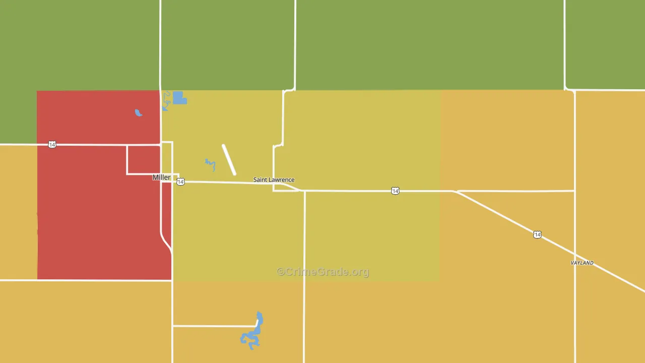 57373, SD Map of Theft Rates