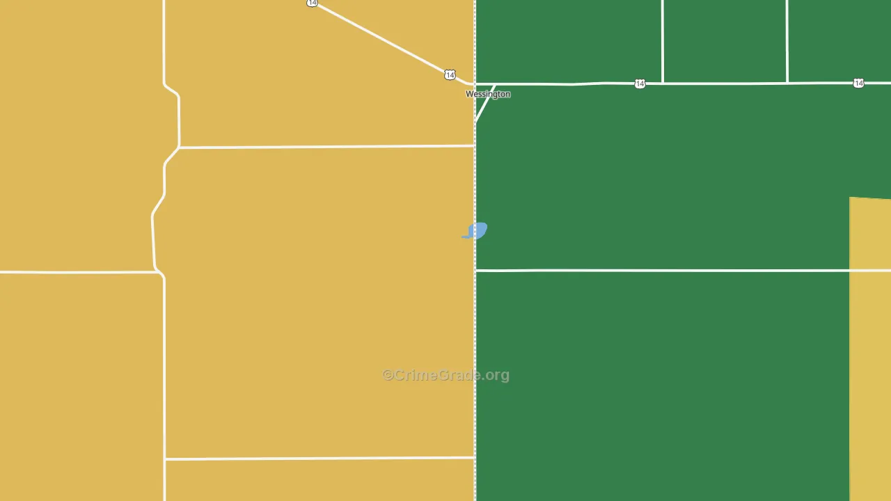 57381, SD Map of Theft Rates