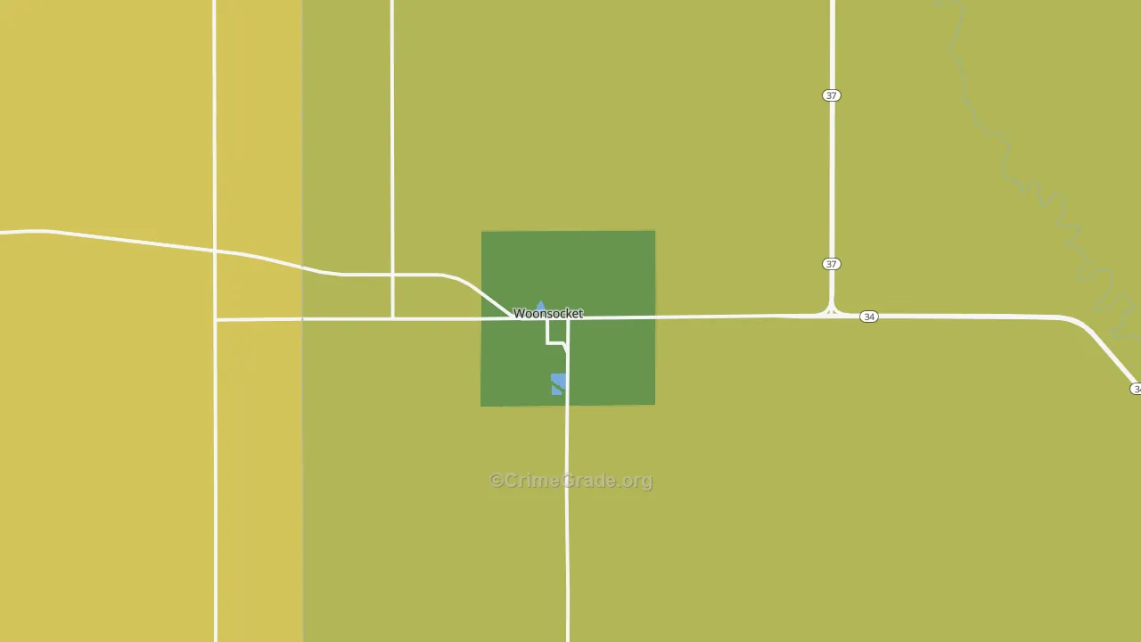 57385, SD Map of Theft Rates