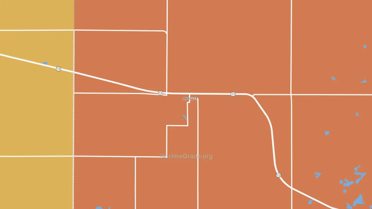 57422, SD Map of Theft Rates