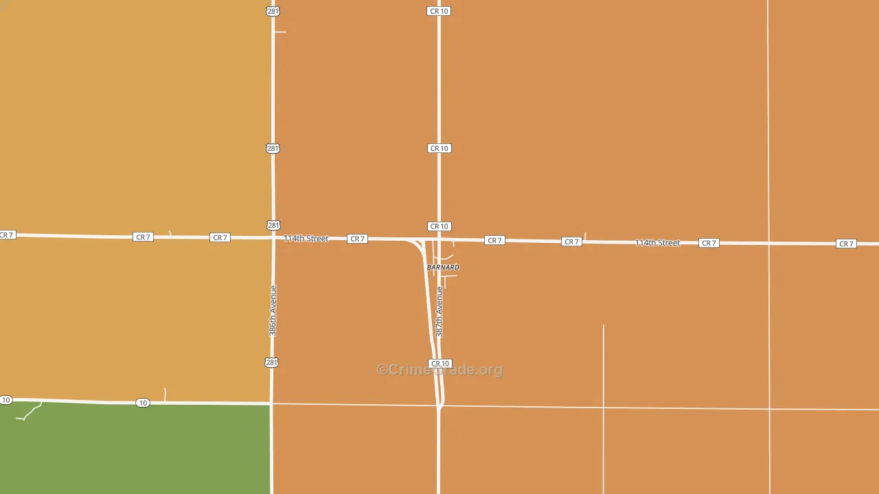 57426, SD Map of Theft Rates
