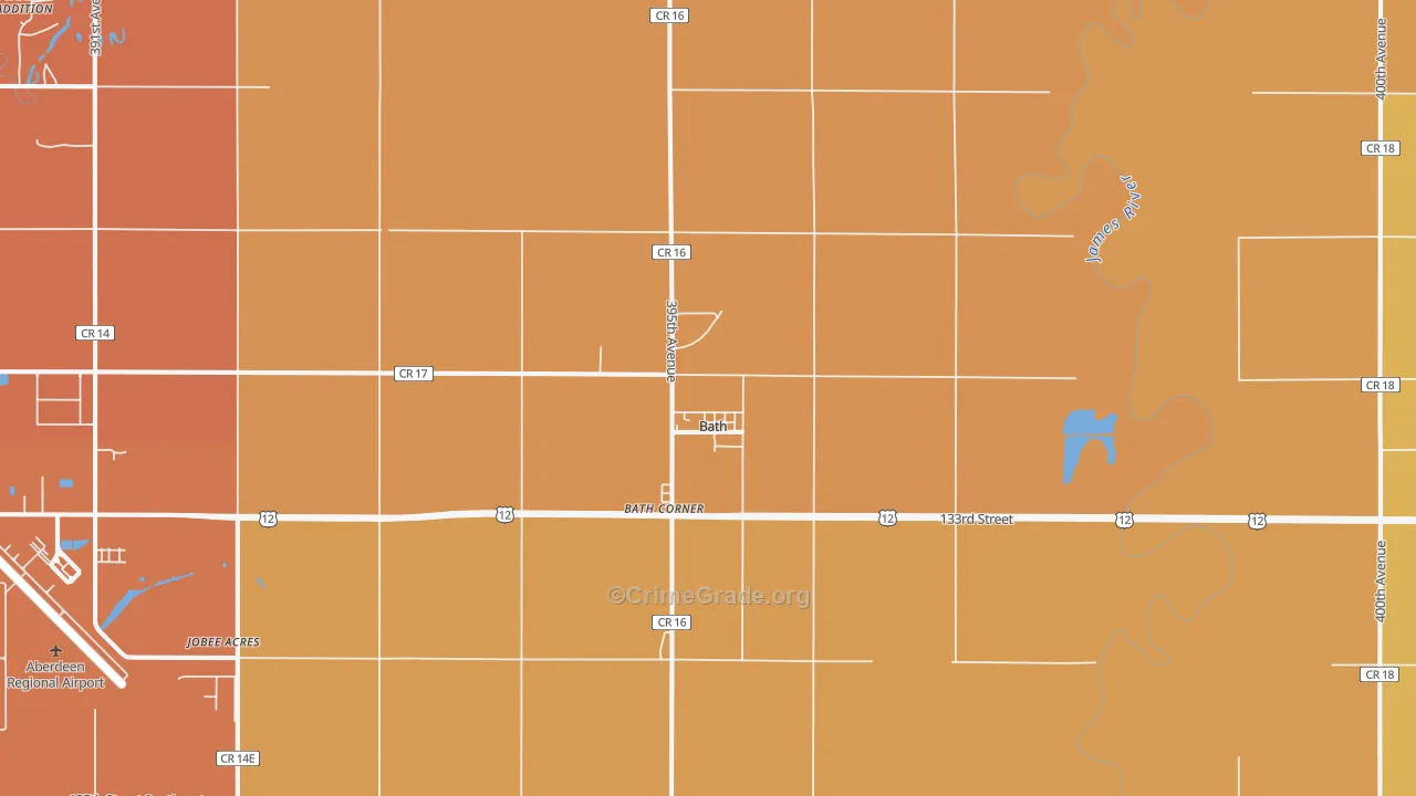 57427, SD Map of Theft Rates