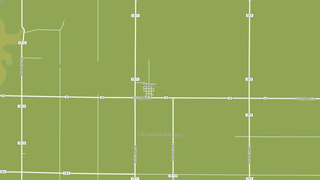 57429, SD Map of Theft Rates