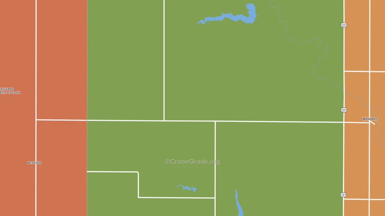 57481, SD Map of Theft Rates